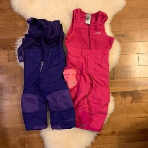 North Face & Colombia snow pants